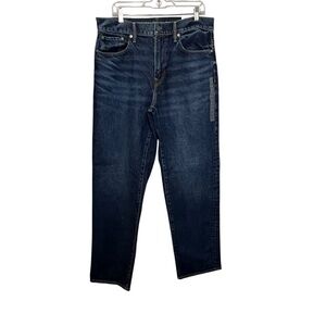 American Eagle Classic Men's NWT Loose Fit Blue Jeans 34x34 EasyFlex